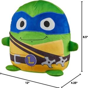 Teenage Mutant Ninja Turtles Plush:  Mutant Mayhem Cuutopia 10” Leonardo - NWT